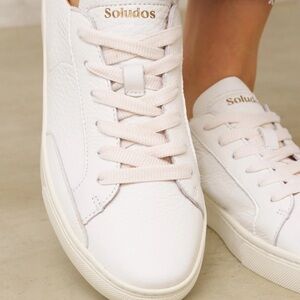 NWOB Soludos Ibiza Leather Platform Sneakers